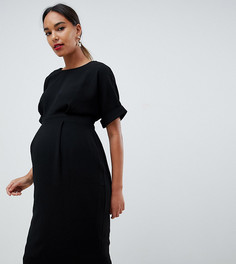 Платье миди ASOS DESIGN Maternity-Черный