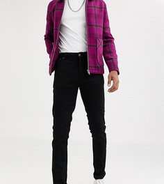 Черные джинсы скинни ASOS DESIGN Tall-Черный