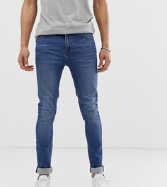 Выбеленные джинсы скинни ASOS DESIGN Tall-Синий
