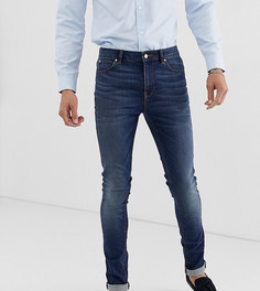 Темные джинсы скинни ASOS DESIGN Tall-Синий