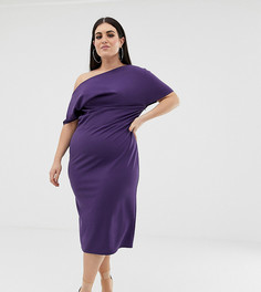 Платье-футляр ASOS DESIGN Curve-Фиолетовый