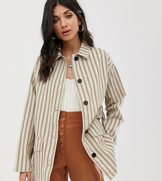 Куртка в полоску ASOS DESIGN Tall-Мульти