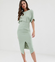Платье-футляр миди ASOS DESIGN Tall-Зеленый