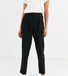 Суженные книзу строгие брюки ASOS DESIGN Tall-Черный