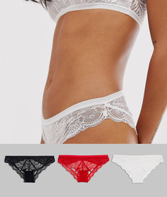 Набор из 3 трусов ASOS DESIGN-Мульти