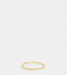Кольцо из позолоченного серебра ASOS DESIGN Curve-Золотой