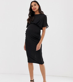 Платье-футляр миди ASOS DESIGN Maternity-Черный