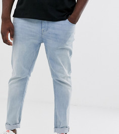Голубые джинсы скинни ASOS DESIGN Plus-Синий