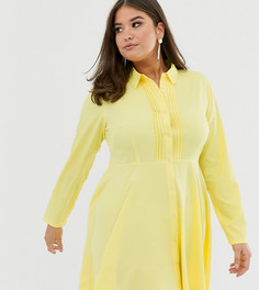Платье-рубашка со складками Unique21 Hero-Желтый