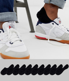 Набор из 10 пар черных невидимых носков ASOS DESIGN - Со скидкой-Черный