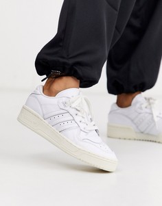 Белые низкие кроссовки adidas Originals Rivalry-Белый