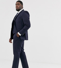 Темно-синие брюки узкого кроя ASOS DESIGN Plus-Темно-синий
