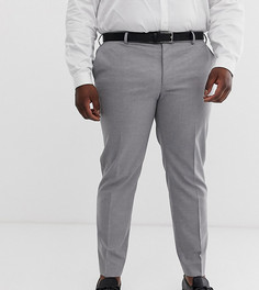 Серые брюки River Island Wedding Big & Tall-Серый