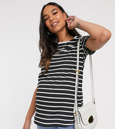 Топ в полоску с круглым вырезом ASOS DESIGN MATERNITY-Мульти