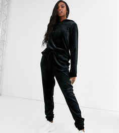 Комплект из худи и джоггеров для дома ASOS DESIGN Tall-Черный