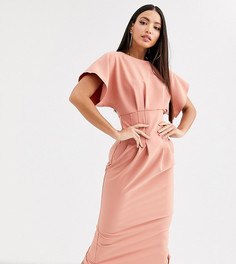 Платье-футляр миди ASOS DESIGN Tall-Розовый