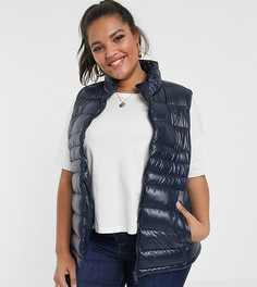 Дутый жилет Brave Soul Plus everett-Темно-синий