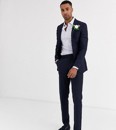Темно-синий пиджак супероблегающего кроя ASOS DESIGN Tall wedding