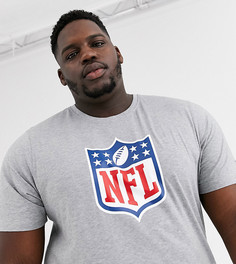 Серая футболка с логотипом New Era Plus NFL-Серый
