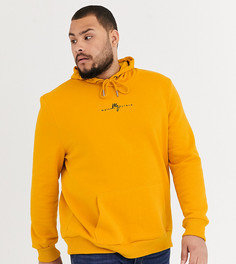 Худи янтарного цвета River Island Big & Tall-Оранжевый