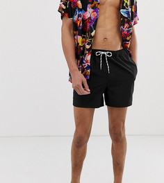 Черные короткие шорты для плавания ASOS DESIGN Tall-Черный