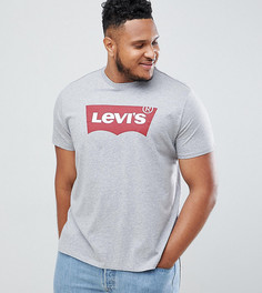 Серая футболка с логотипом Levis big & tall-Серый Levis®