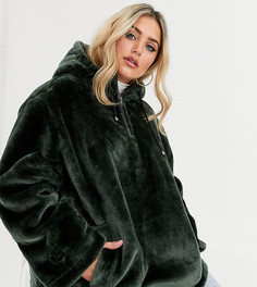Куртка цвета хаки ASOS DESIGN Curve-Зеленый