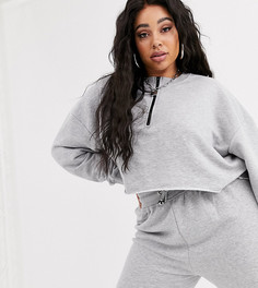 Короткий свитшот от комплекта Public Desire Curve-Серый