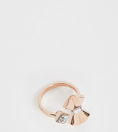 Позолоченное кольцо с кристаллом Swarovski от Ted Baker-Золотой