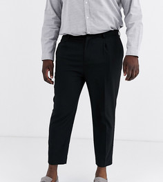 Черные зауженные брюки ASOS DESIGN Plus-Черный
