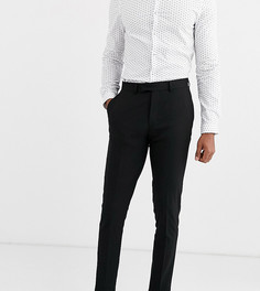 Черные облегающие брюки ASOS DESIGN Tall-Черный