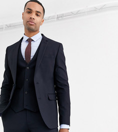 Темно-синий пиджак скинни ASOS DESIGN Tall