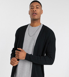 Легкий черный кардиган ASOS DESIGN Tall