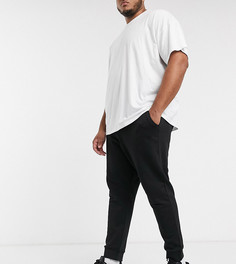 Черные джоггеры заниженного кроя ASOS DESIGN Plus-Черный