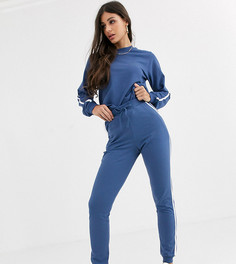 Спортивный костюм со свитшотом и джоггерами ASOS DESIGN Tall-Синий
