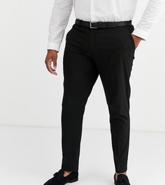 Черные облегающие брюки ASOS DESIGN Plus-Черный
