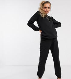 Спортивный свитшот и джоггеры из органического хлопка ASOS DESIGN Maternity-Черный