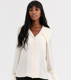 Блузка с длинными рукавами Y.A.S Tall Arilla-Белый