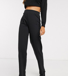 Джоггеры прямого кроя из органического хлопка ASOS DESIGN Tall-Черный