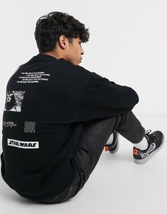 Черный overized-свитшот ASOS DESIGN Star Wars