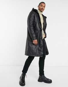 Черный пуховик ASOS DESIGN