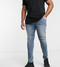 Синие супероблегающие джинсы ASOS DESIGN Plus-Синий