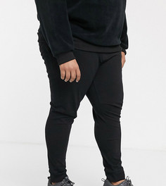 Черные легкие зауженные джоггеры ASOS DESIGN Plus-Черный