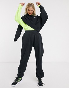 Черные джоггеры oversized Nike-Черный