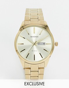 Золотистые наручные часы Sekonda-Золотой