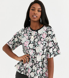 Топ с цветочным принтом ASOS DESIGN Tall-Мульти
