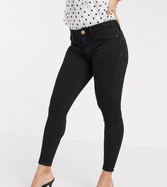 Черные джинсы скинни River Island Petite-Черный