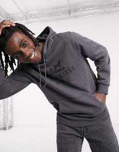 Серое худи в стиле милитари с логотипом Levis Youth-Серый Levis®