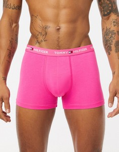 Розовые хлопковые боксеры-брифы Tommy Hilfiger-Розовый