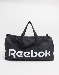 Черная сумка с логотипом Reebok Training-Черный